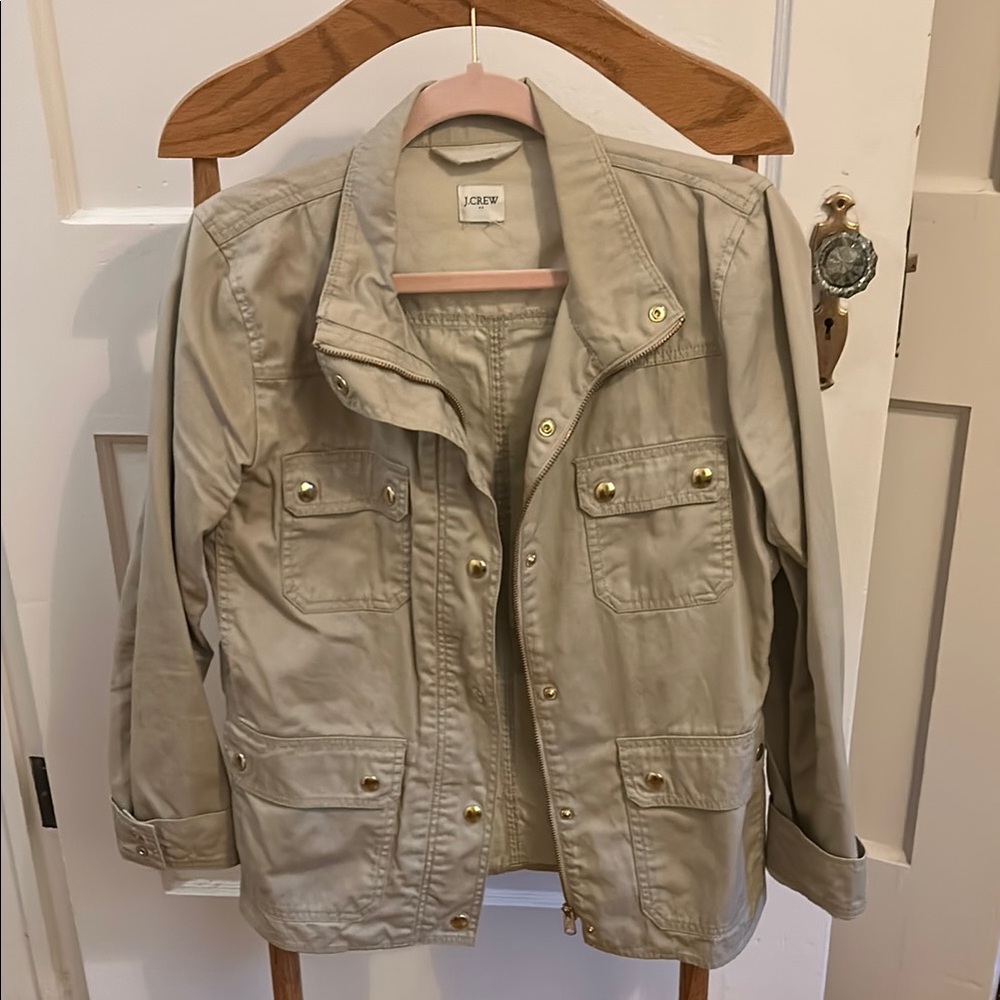 J.Crew Beige Utility Jacket